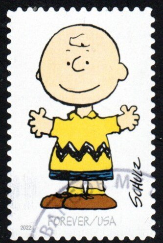 SC# 5726a - (60c) - Peanuts Characters Charlie Brown USED Single Off Paper