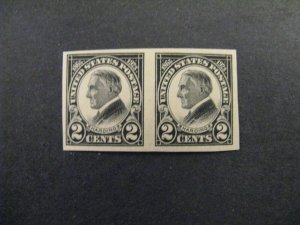 US #611 Pair Mint NH OG p2403.4571