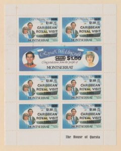 Montserrat Scott #578-579 Stamp - Mint NH Souvenir Sheet