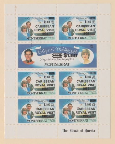 Montserrat Scott #578-579 Stamp - Mint NH Souvenir Sheet