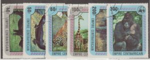 Central African Republic Scott #323-328 Stamps - Used Set