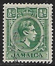 Jamaica # 116 - King George VI - used.....{KBrF}