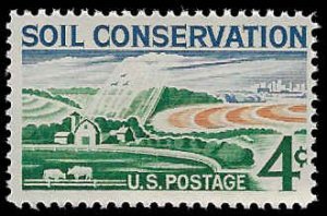 U.S. #1133 MNH; 4c Soil Conservation (1959) (3)