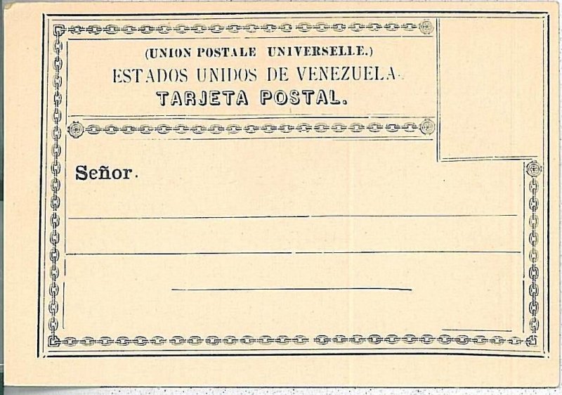 30838 - VENEZUELA - POSTAL STATIONERY : FORMULAR CARD #7