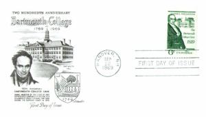 #1380 Darrtmouth College Case  - Artmaster Cachet MS