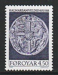 1997 Faroe Islands - Sc 323 - MNH VF - 1 single - Kalmar Union