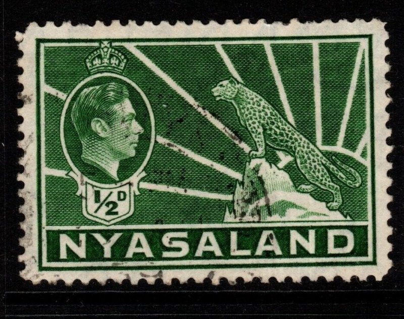 NYASALAND SG130 1938 ½d GREEN USED