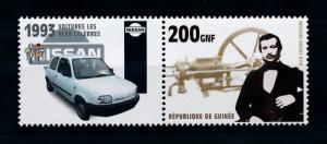 [76904] Guinea 2002 Inventor Engine Nikolaus Otto Classic Car Nissan 1993  MNH