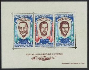 Mauritania Grissom White Lost Heroes of Space MS 1970 MNH SC#C103a SG#MS379