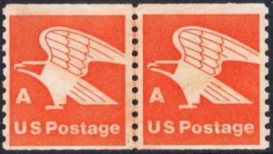 SC#1743 (15¢) A Rate Eagle Line Pair (1978) MNH