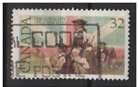 Canada  1984 Scott 1028 used - 32c, Loyalists, British Flag