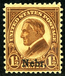 U.S. #670 MINT OG HR