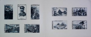 1977 Monaco the Career of a Navigator Luxury Proof Souvenir Set X842-