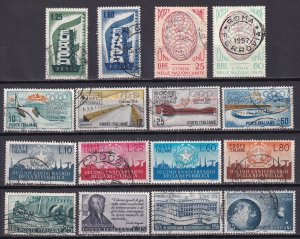 1956 - ITALY - Complete year - SC# 705-720 - Used