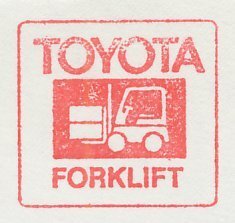 Meter cut Belgium 1974 Forklift - Toyota