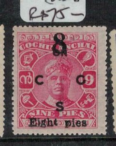 India Cochin SG O21 MNH (3exu)