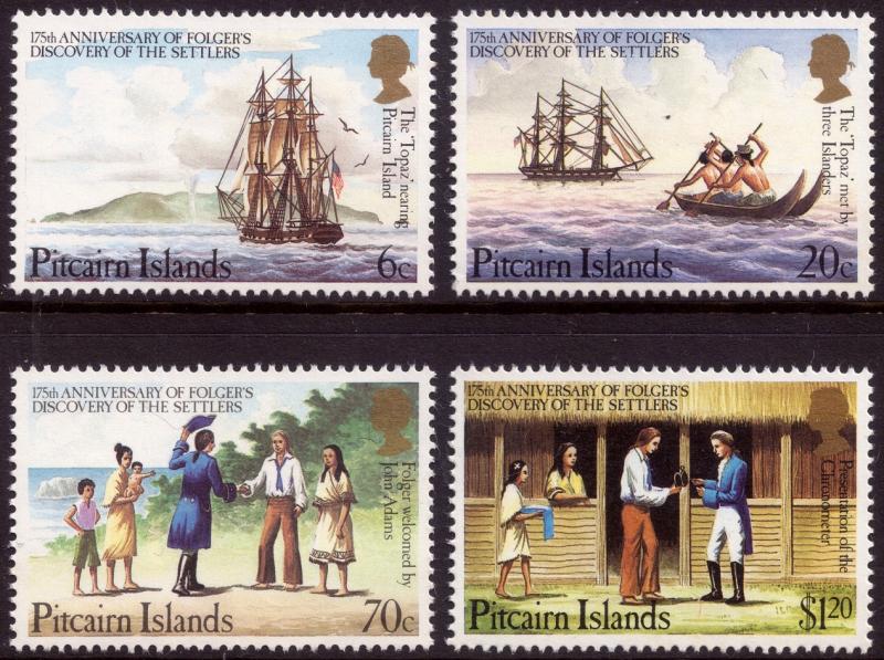 Pitcairn Islands 1983 175th Anniv Folger's Discovery of the Settlers MNH