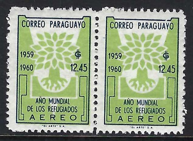 Paraguay C266 MNH PAIR Z9543