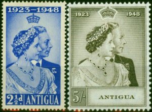 Antigua 1949 RSW Set of 2 SG112-113 Fine LMM