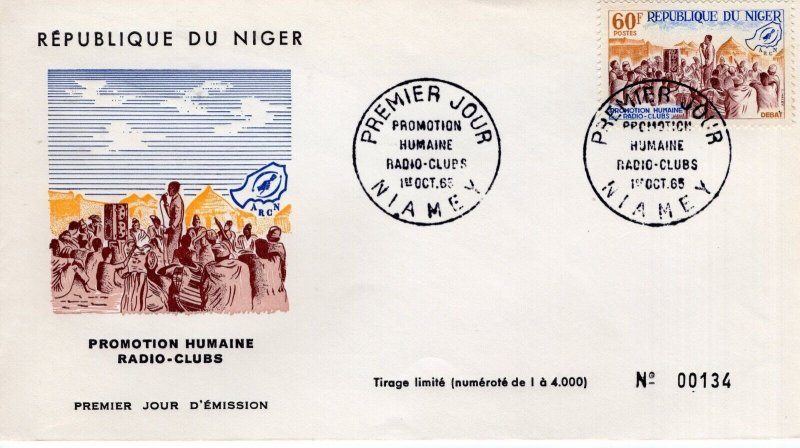 NIGER - 1965 Radio Club Promotion   FDC14221 