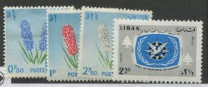 LEBANON #418-420, 450 MINT