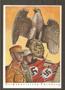 GERMANY unissued propaganda card for Party Rally 1939