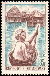 1963 Dahomey #166-171, Complete Set(12), Never Hinged