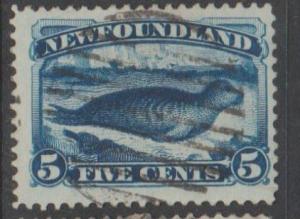 Canada Province - Newfoundland Scott #54 Stamp - Used Single