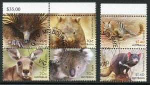 Australia SG4293a-7a Australian Native Animals set of 6 Fine Used