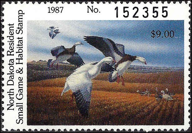 ND47 Mint,OG,NH... State Duck Stamp.. SCV $12.00