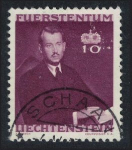 SALE Liechtenstein Prince Francis Joseph II 1943 Canc SC#185 SG#214 MI#211