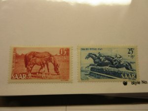 SAAR  Scott  B67-B68 set   MINT NEVER HINGED  LotG5  Cat $27.50