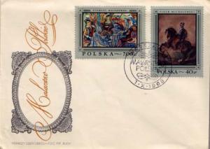 Poland, First Day Cover, Art