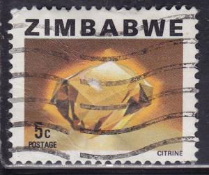 Zimbabwe 417 USED 1980 Citrine