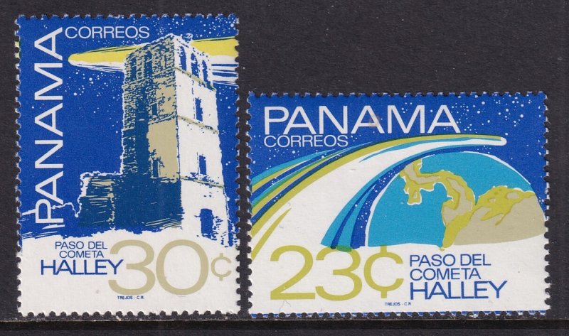 Panama 694-695 Halley's Comet MNH VF