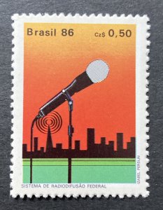 Brazil 1986 #2077, Broadcasting, MNH.