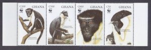 1994 Ghana 1973-1976strip WWF / Monkeys  9,50 €