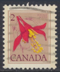 Canada  SC# 707  Used  Flowers 12 x 12½   see  details & scans