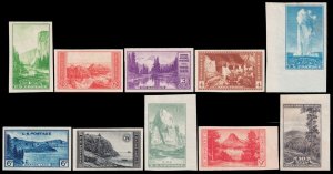 United States Scott 756-765 (1935) Mint LH VF Complete Set, CV $15.50 M