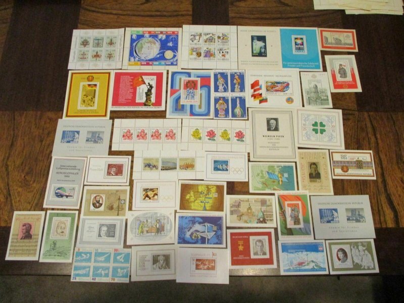 Germany DDR Souvenir Sheet Lot - WDWPhilatelic #6b