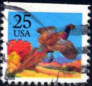 Bird, Pheasants, USA stamp SC#2283 Used