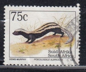 South Africa 1993 Sc#861 African Striped Weasel (Poecilogale albinucha) Used