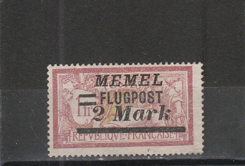Memel  Scott#  C24  MNH  (1922 Overprinted)