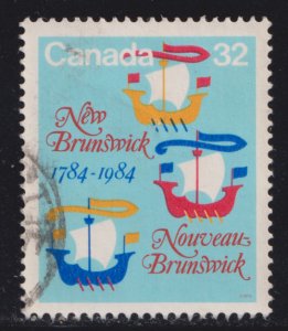 Canada 1014 Lymphad Sailing Vessels 32¢ 1984