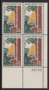 US 1122 Forest Conservation Plate Block MNH 