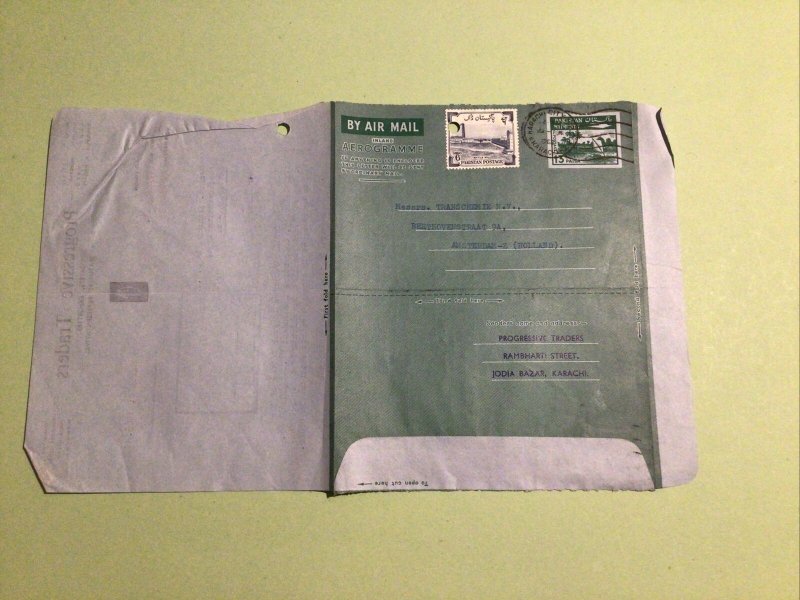 Pakistan airmail Air Letters Covers 6 Items Ref A1273 