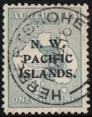 North West Pacific Islands New Guinea 1915 Sc 20  1sh Roo, Used VF