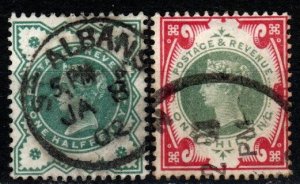 Great Britain #125-6 F-VF Used CV $147.25