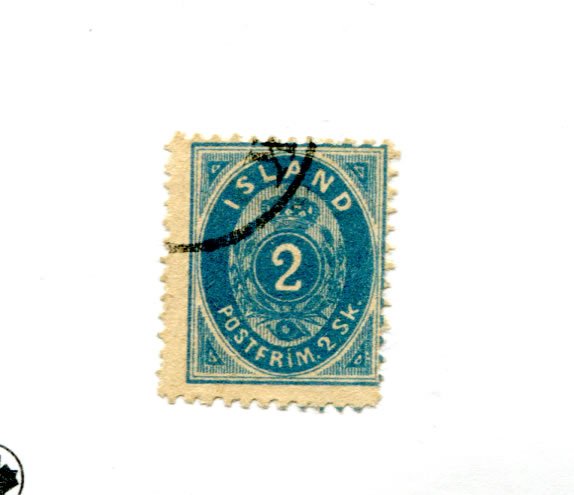 ICELAND  1  used forgery  INCORRECT PERFS