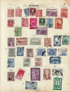 ARGENTINA OLD/Mid M&U Collection on Pages(Apx 220+Items)Goy3100